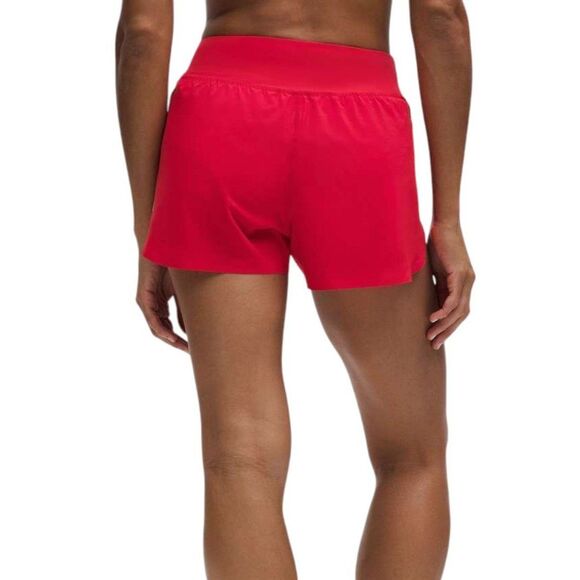 Lululemon Fast and Free High-Rise Classic-Fit Short 3" *Lulu Red - Picture 3 of 9